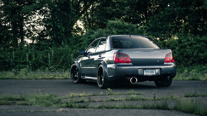 Dark Grey Subaru Impreza Sedan