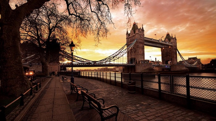 Tower Bridge London at Sunset