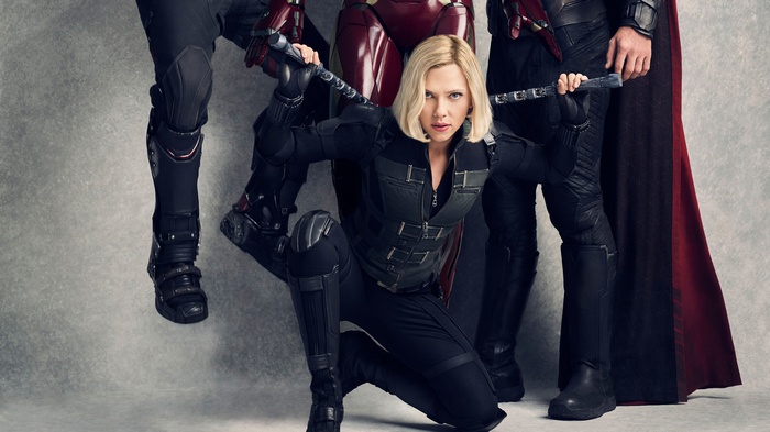 Black Widow from Avengers: Infinity War 4K