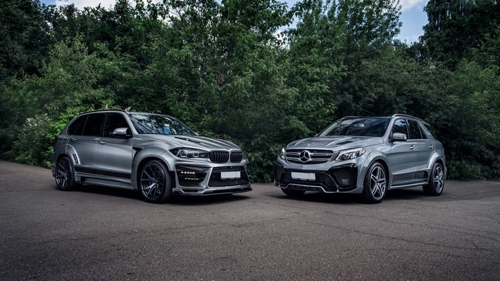 RENEGADE BMW X5M Vs Mercedes ML 63
