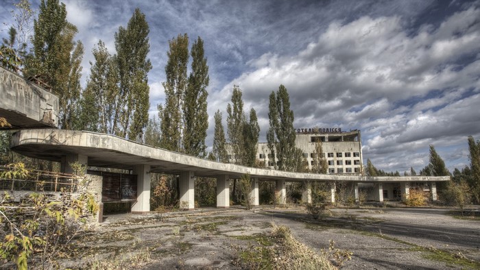 Abandoned Hotel Polissya in Pripyat
