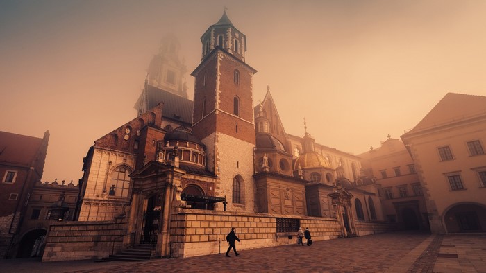 Wawel Castle in Krakow, Poland