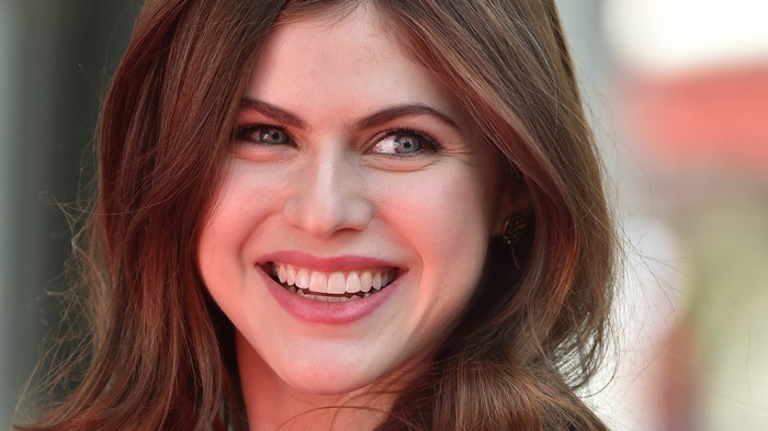 Alexandra Daddario smiling