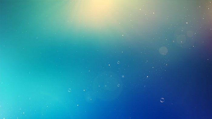Blue Bubbles and Light Particles