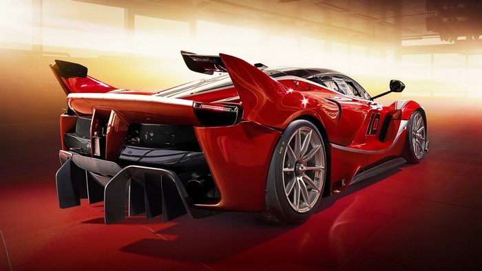 Ferrari FXX K rear view
