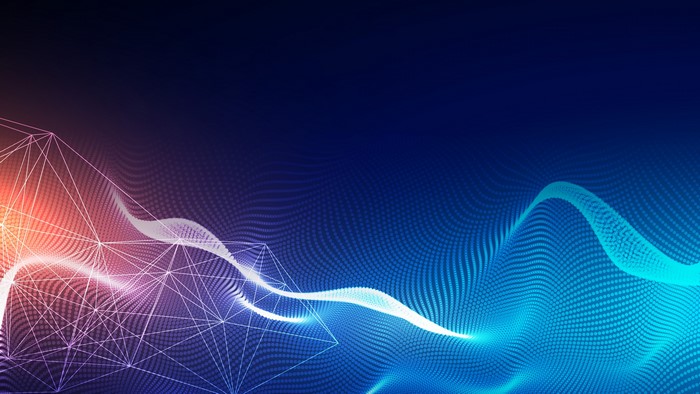 Abstract Light Tech 4K