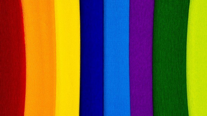 4K Colourful Crepe Paper Stripes