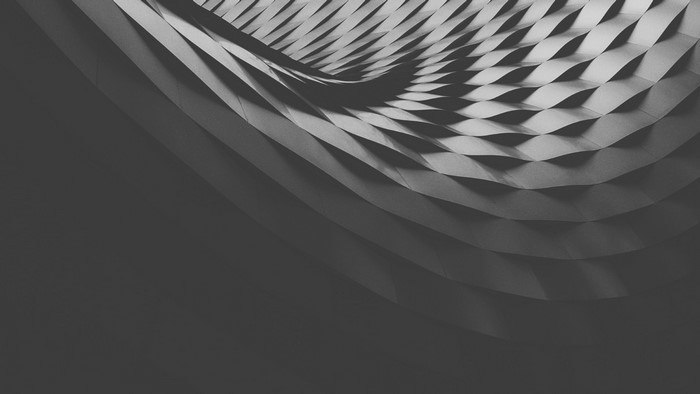 Abstract architectural louvers