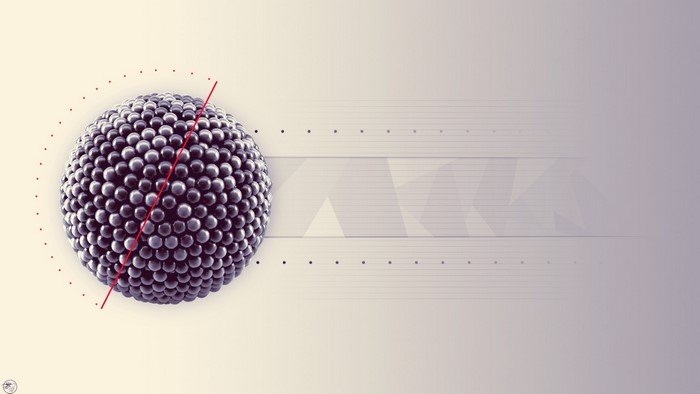 Abstract Sphere with Geometric Patterns
