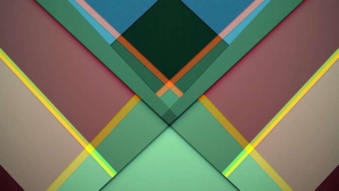Geometric abstract wallpaper with overlapping shapes