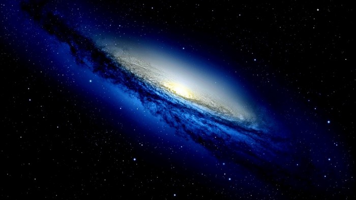 Galaxy in deep space