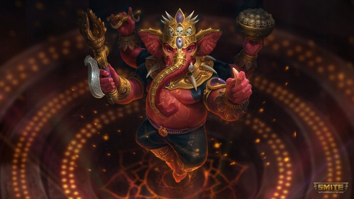 Ganesha from SMITE 4K