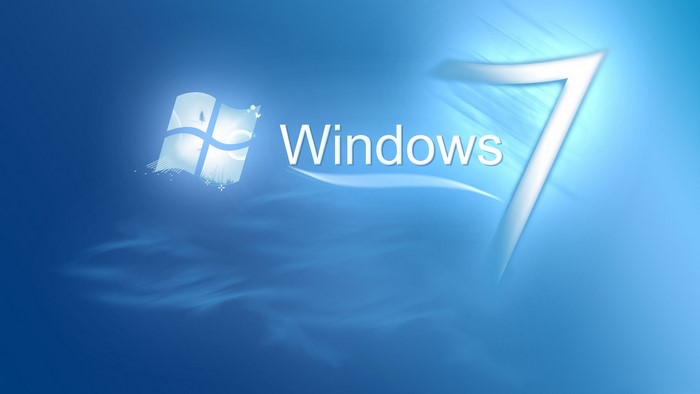 Windows 7 logo and text