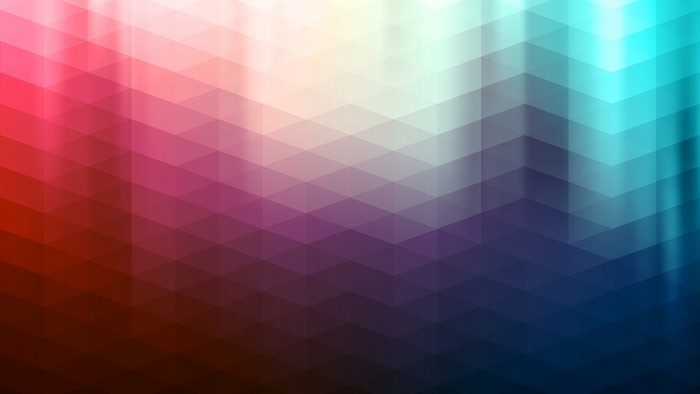 Geometric Gradient Pattern with Red, Purple, and Blue Tones