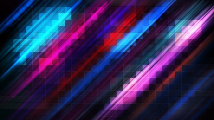 Abstract Diagonal Light Streaks