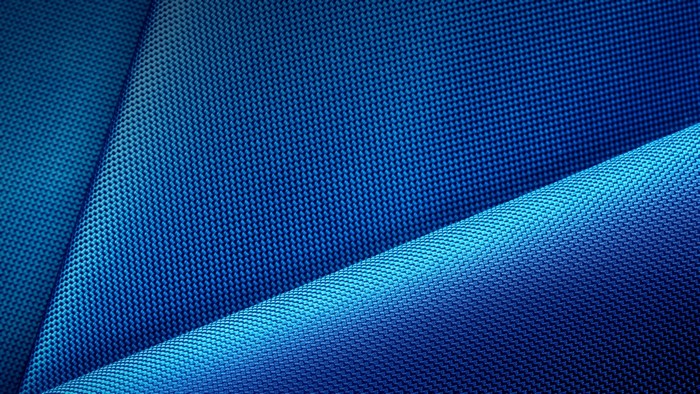 Blue fabric pattern