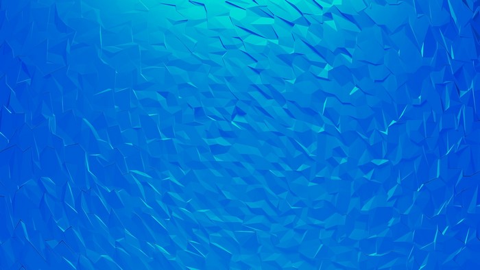 Abstract Blue Low Poly Geometric Pattern