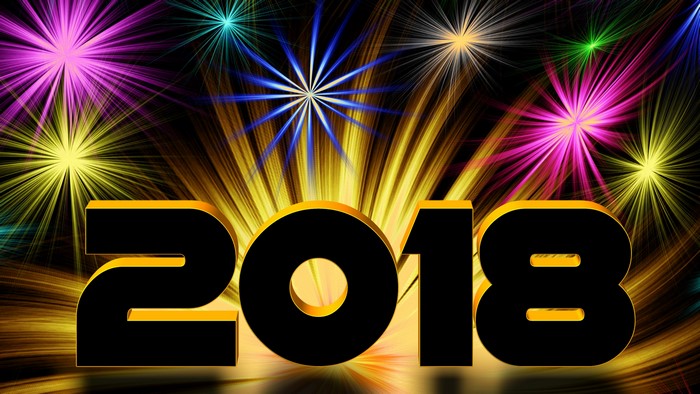 4K 2018 New Year Fireworks