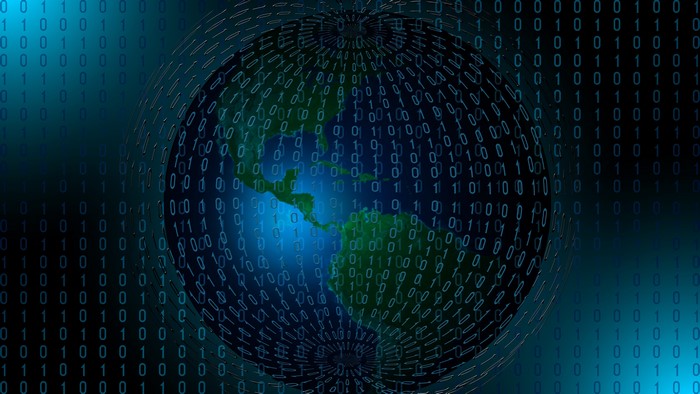 4K Binary Code Earth