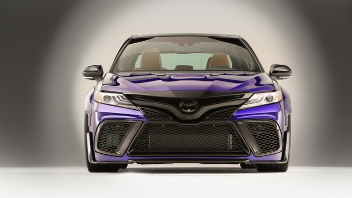 Purple Toyota Camry GR