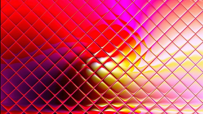 Abstract Diamond Pattern with Red and Yellow Gradient