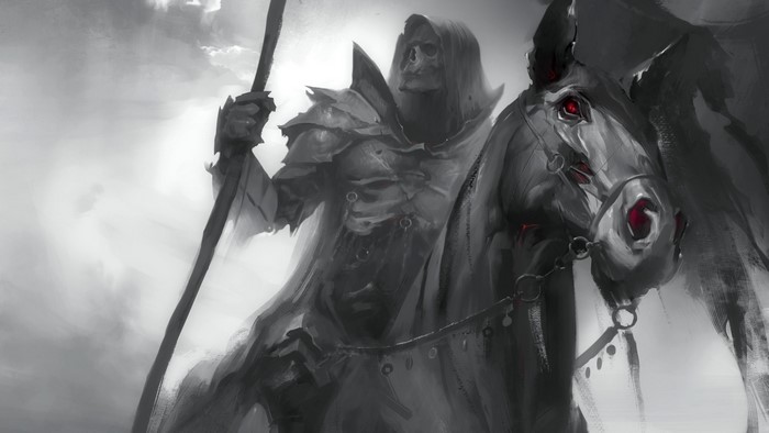 Grim Reaper on a horse