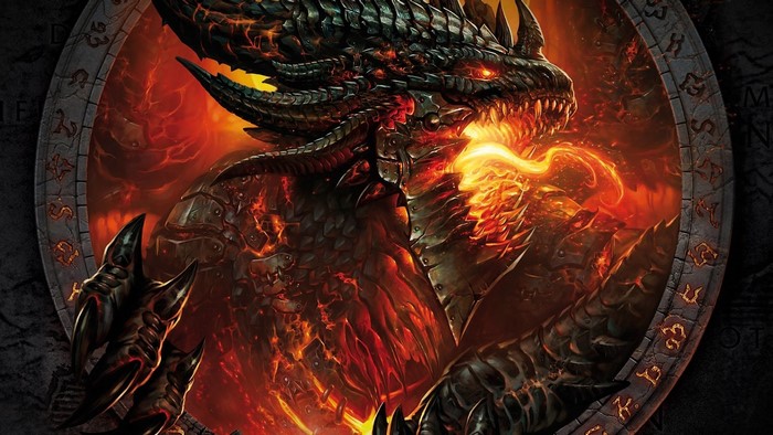 Fire Dragon breathing flames