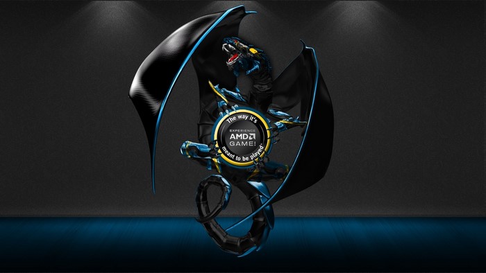 AMD Dragon with "The Way It's Meant To Be Played" Logo