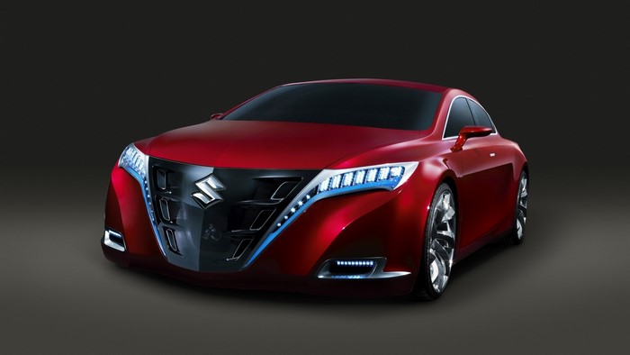Red Suzuki concept car