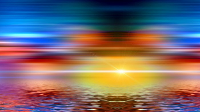 4K Sunset Over Water
