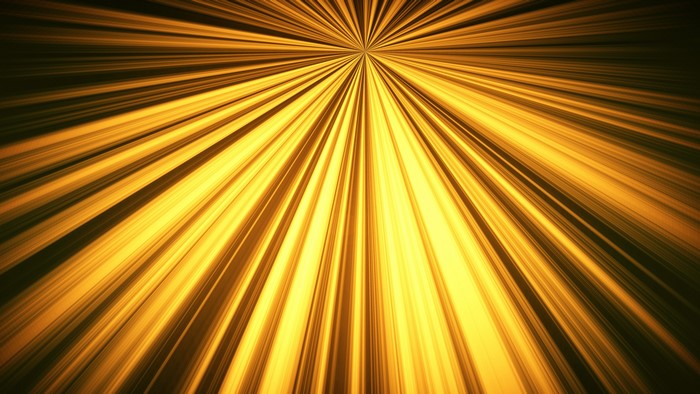 Golden Light Beams