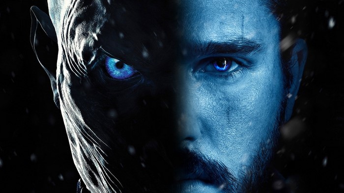 Night King and Jon Snow from Game of Thrones