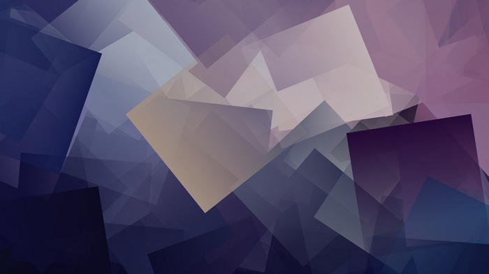 Geometric Cubes Abstract Art 4K