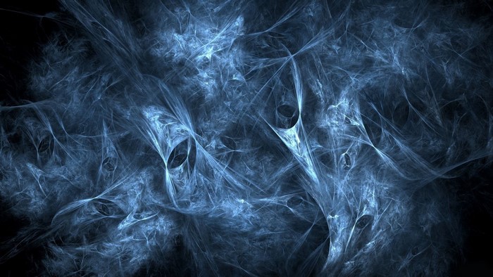 Blue Abstract Fractal Art