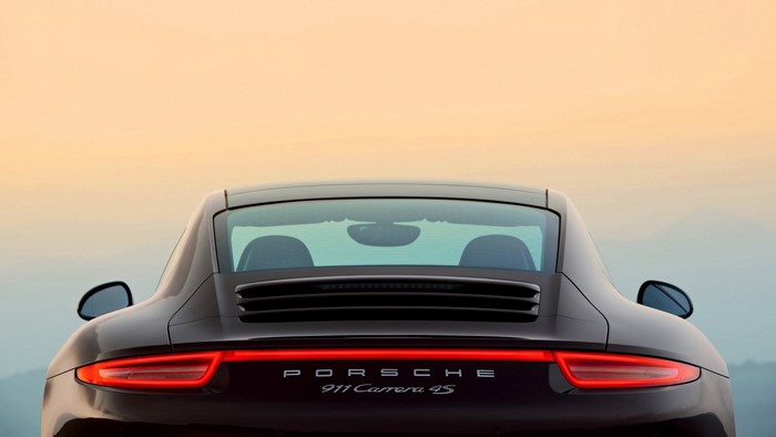 Porsche 911 Carrera 4S rear view