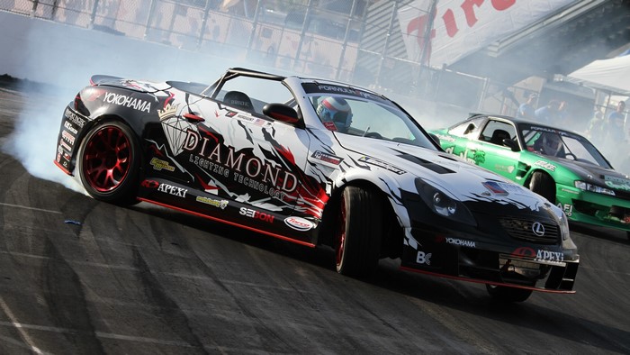 4K Drift Race with Diamond Lighting Technology Car