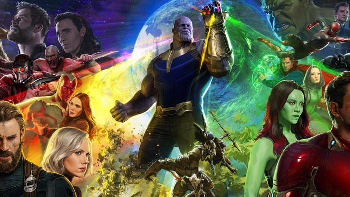 Avengers: Infinity War Poster with Thanos