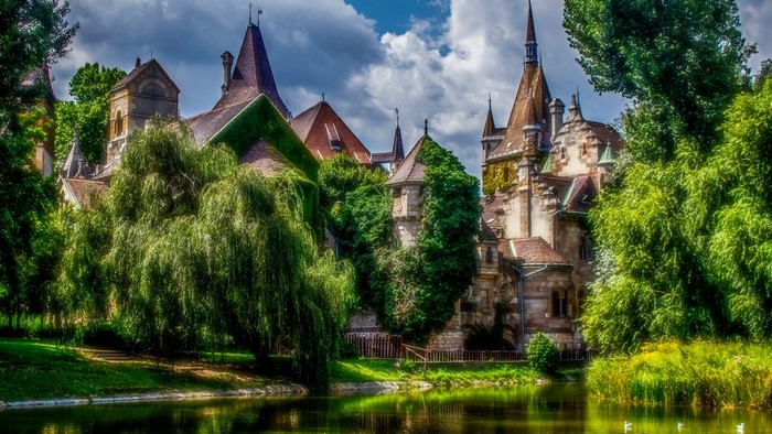 Vajdahunyad Castle in Budapest, Hungary