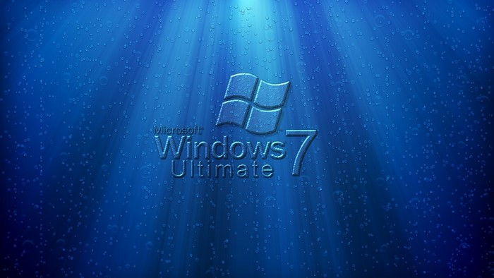 Microsoft Windows 7 Ultimate Blue