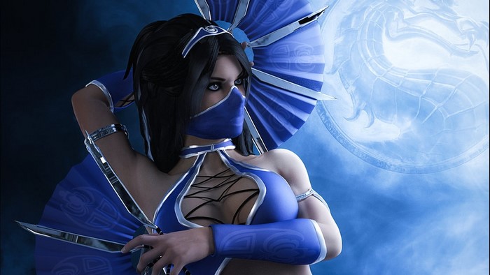 Kitana Mortal Kombat Character Portrait