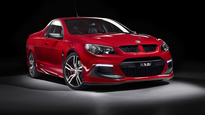 Red Holden Maloo Ute HSV
