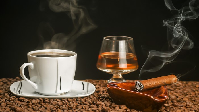 4K Coffee, Cognac, and Cigar
