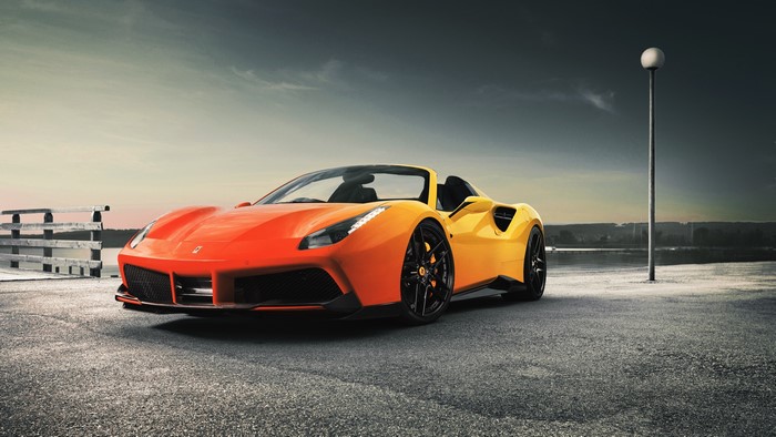 4K Ferrari 488 Spider convertible