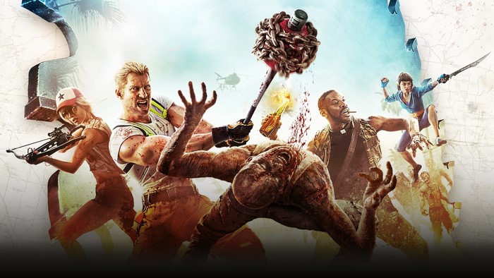 Dead Island 2 characters fighting zombies