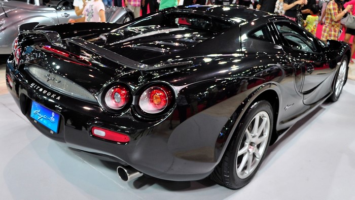 Black Mitsuoka Le-Seyde sports car