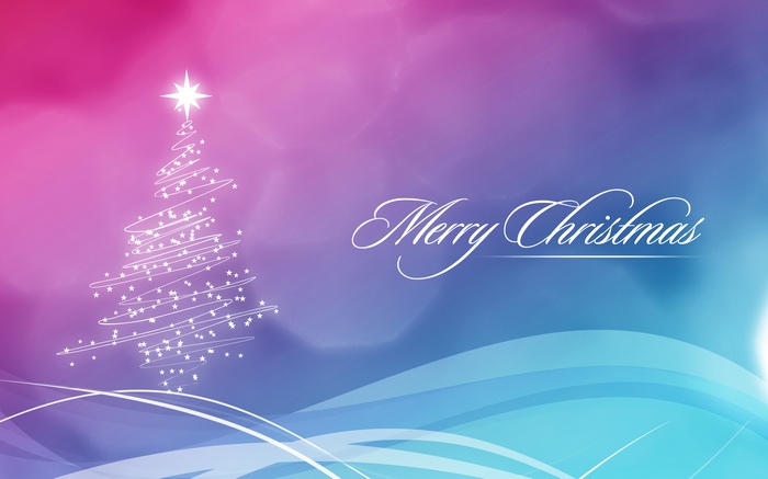 Merry Christmas abstract background with Christmas tree