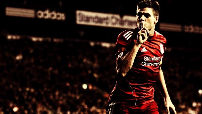 Steven Gerrard Liverpool Adidas Standard Chartered