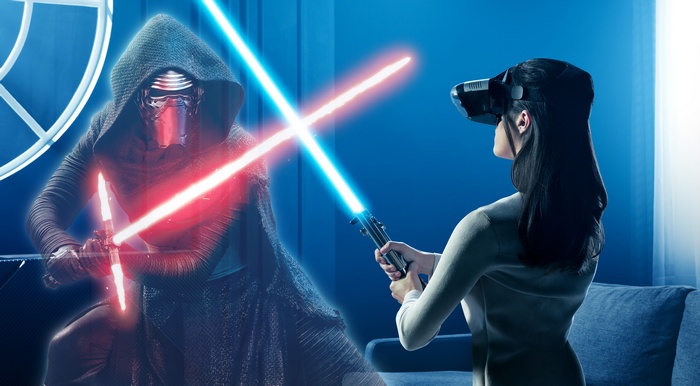 Kylo Ren from Star Wars VR experience