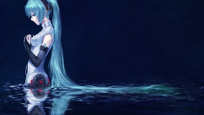 Hatsune Miku in Water