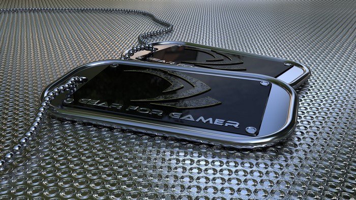 Nvidia Gear for Gamer Dog Tags